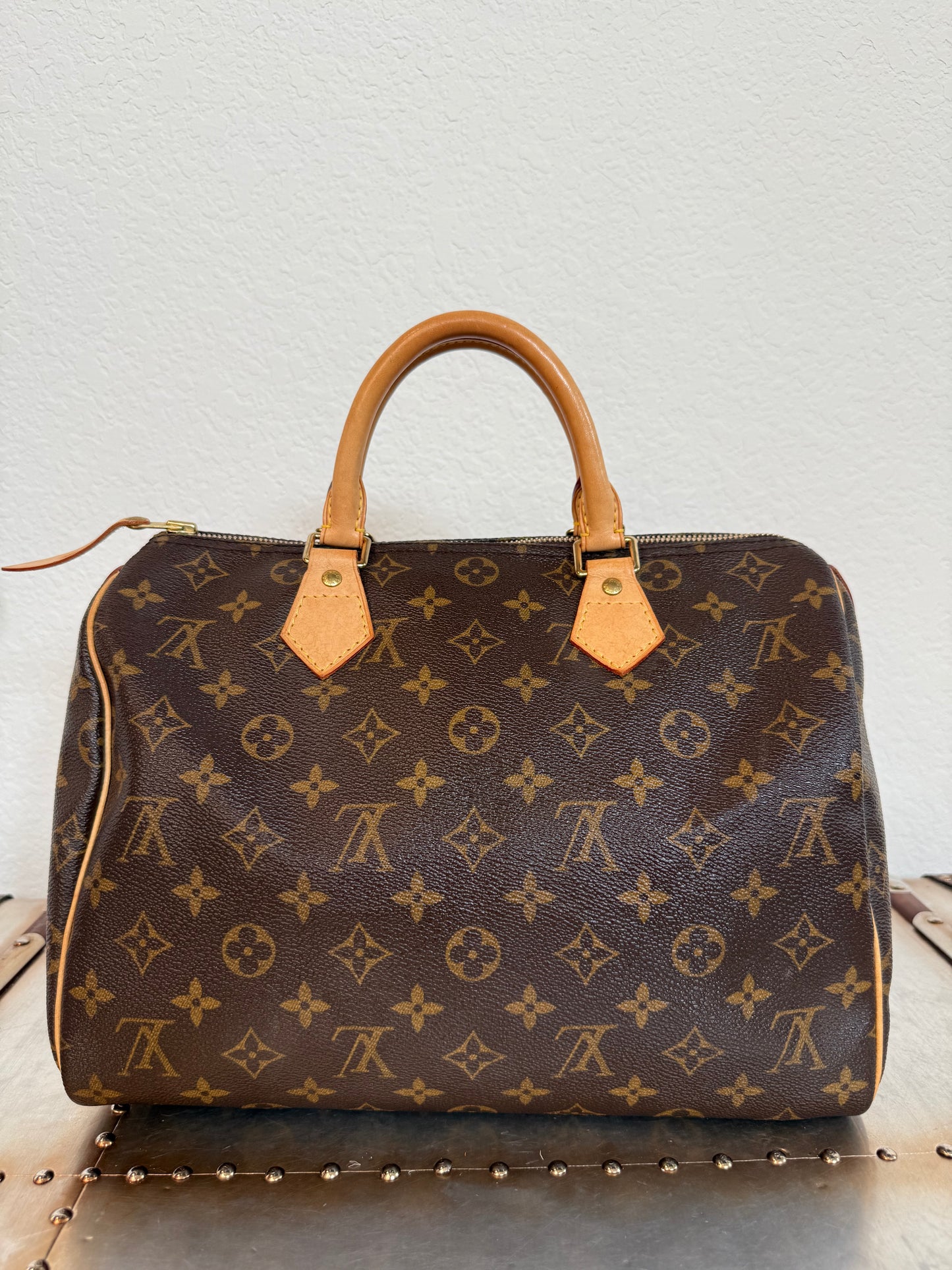 Pre-owned Authentic Louis Vuitton Speedy 30 Monogram Crossbody Bag