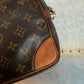 Pre-owned Authentic Louis Vuitton Marly Dragonne GM Monogram Clutch / Handbag