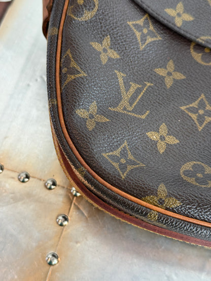 Pre-owned Authentic Louis Vuitton Jeune Fille MM Monogram Crossbody Bag