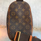 Pre-owned Authentic Louis Vuitton Pochette Gange Monogram Bum Bag