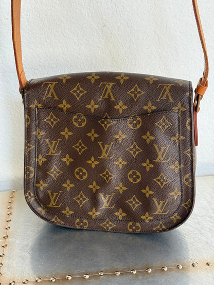 Pre-owned Authentic Louis Vuitton Saint Cloud GM Monogram Crossbody Bag