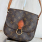 Pre-owned Authentic Louis Vuitton Saint Cloud MM Monogram Shoulder / Crossbody Bag