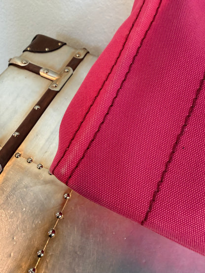 Pre-owned Authentic Prada Canapa Canvas Tote Bag