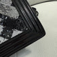 Pre-owned Authentic CHANEL Boy Medium Flap RARE Patent Sequin Shoulder Bag