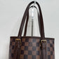 Pre-owned Authentic Louis Vuitton Bucket Damier Ebene Shoulder Bag