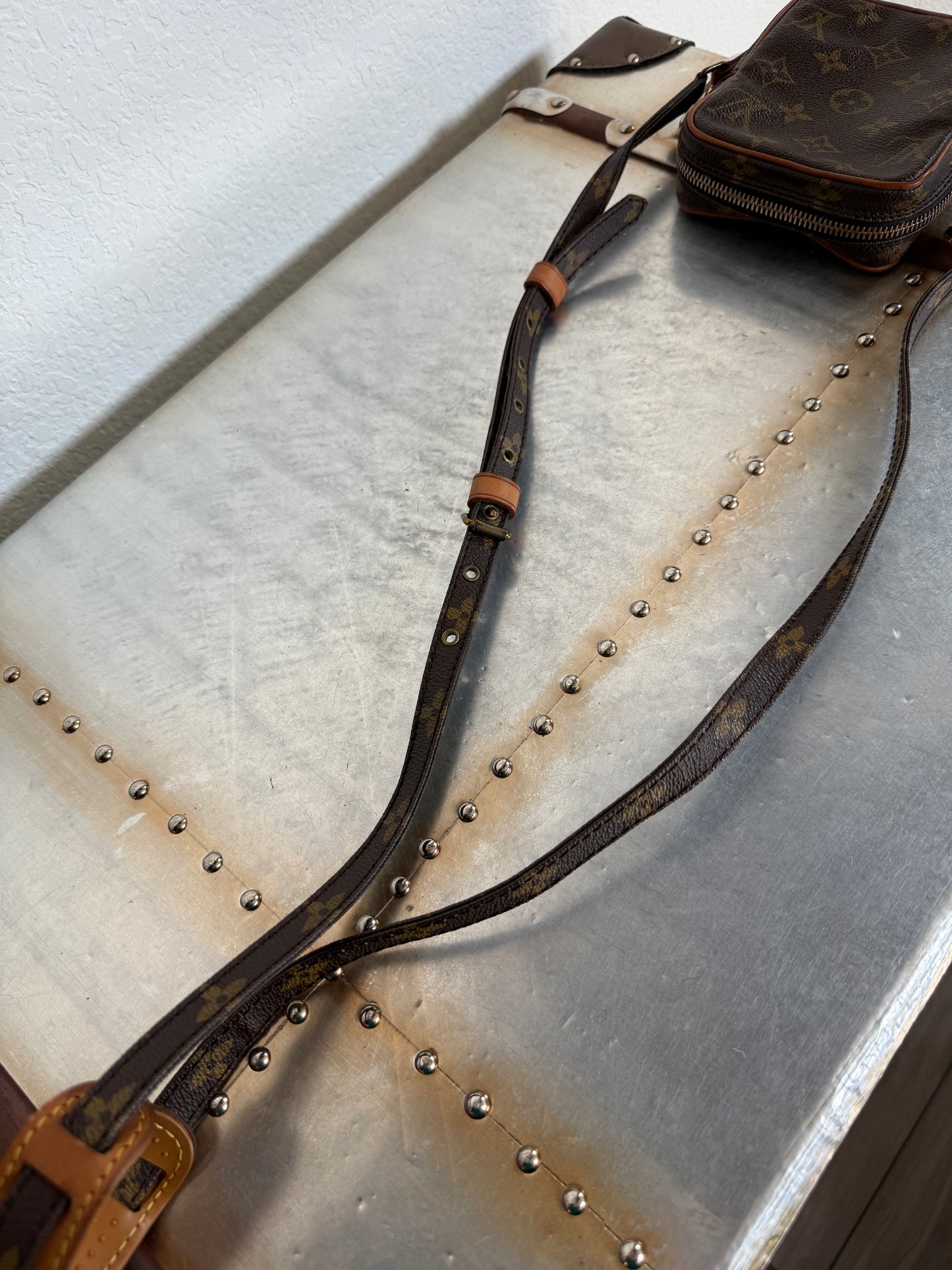 Pre-owned Louis Vuitton Mini Danube Monogram Crossbody Bag
