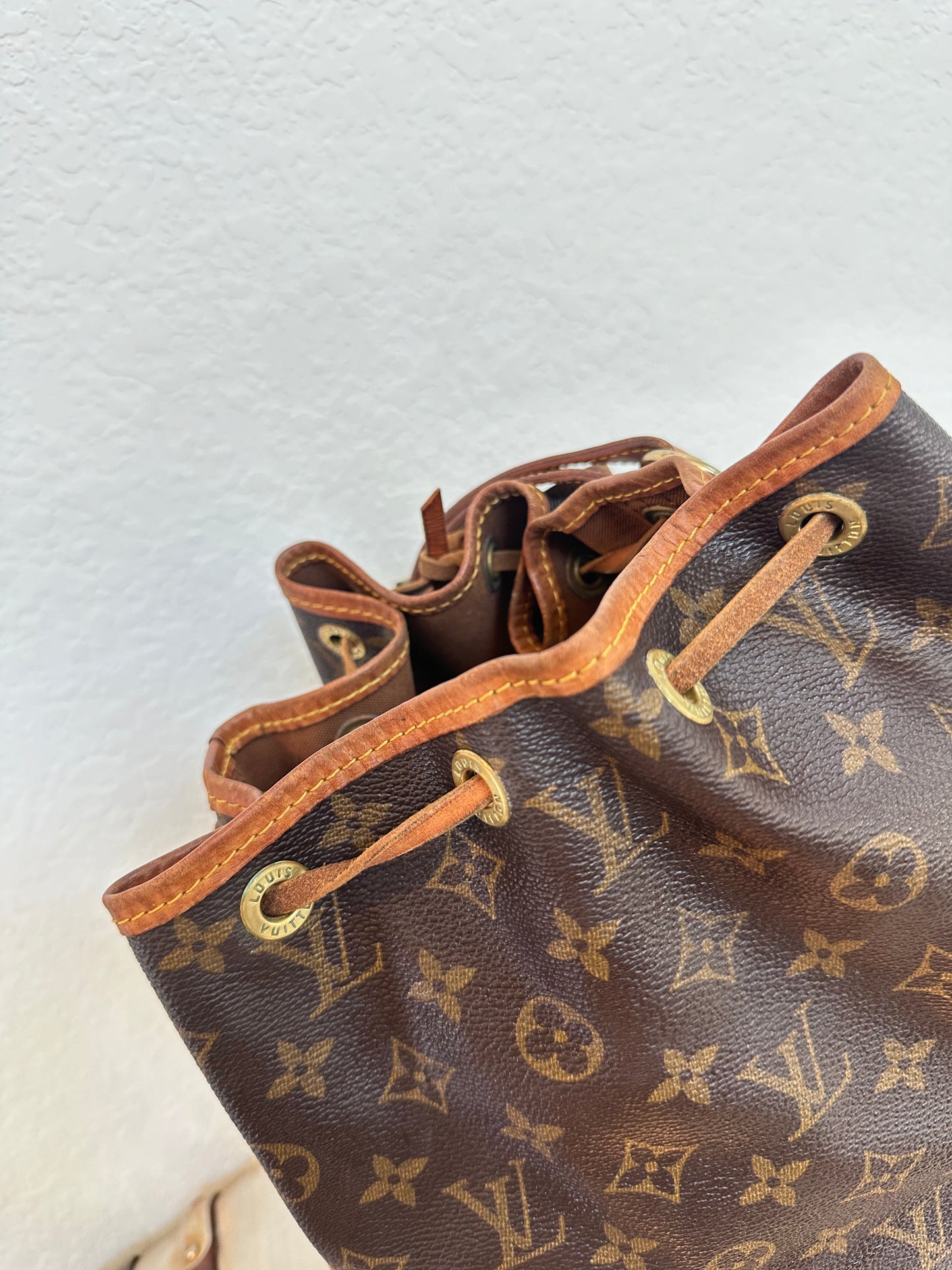 Pre-owned Authentic Louis Vuitton Petite Noe Monogram Shoulder Bag