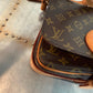 Pre-owned Louis Vuitton Cartouchiere MM Monogram Shoulder / Crossbody Bag