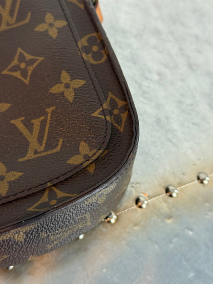 Pre-owned Authentic Louis Vuitton Saint Cloud PM Monogram Crossbody Bag