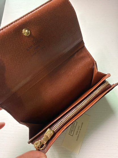Pre-owned Authentic Louis Vuitton Porte Monnaie Monogram Billet Wallet