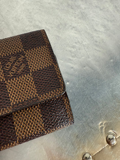 Pre-owned Authentic Louis Vuitton Damier Ebene 6 Key Holder