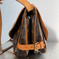 Pre-owned Authentic Louis Vuitton Saumur 30 Monogram Crossbody Bag