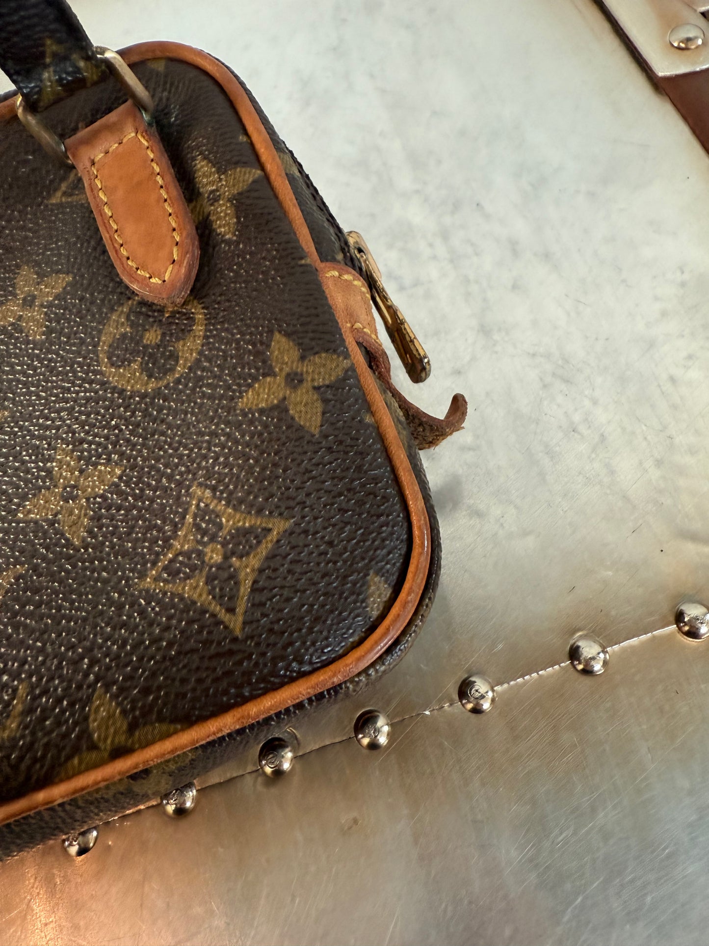 Pre-owned Authentic Louis Vuitton Marly Bandouliere Monogram Crossbody Bag