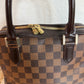 Pre-owned Authentic Louis Vuitton Brera Damier Ebene Handbag