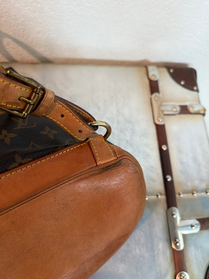 Pre-owned Authentic Louis Vuitton Montsouris MM Monogram Backpack