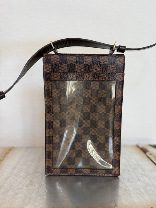 Pre-owned Louis Vuitton Portobello Damier Ebene Shoulder Bag