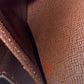 Pre-owned Authentic Louis Vuitton Portefeuille Sarah Damier Ebene Long Wallet