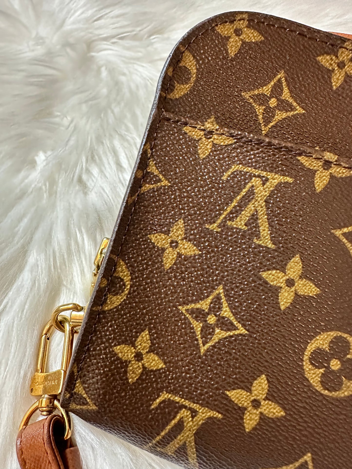 Pre-owned Authentic Louis Vuitton Monogram Orsay Clutch Handbag