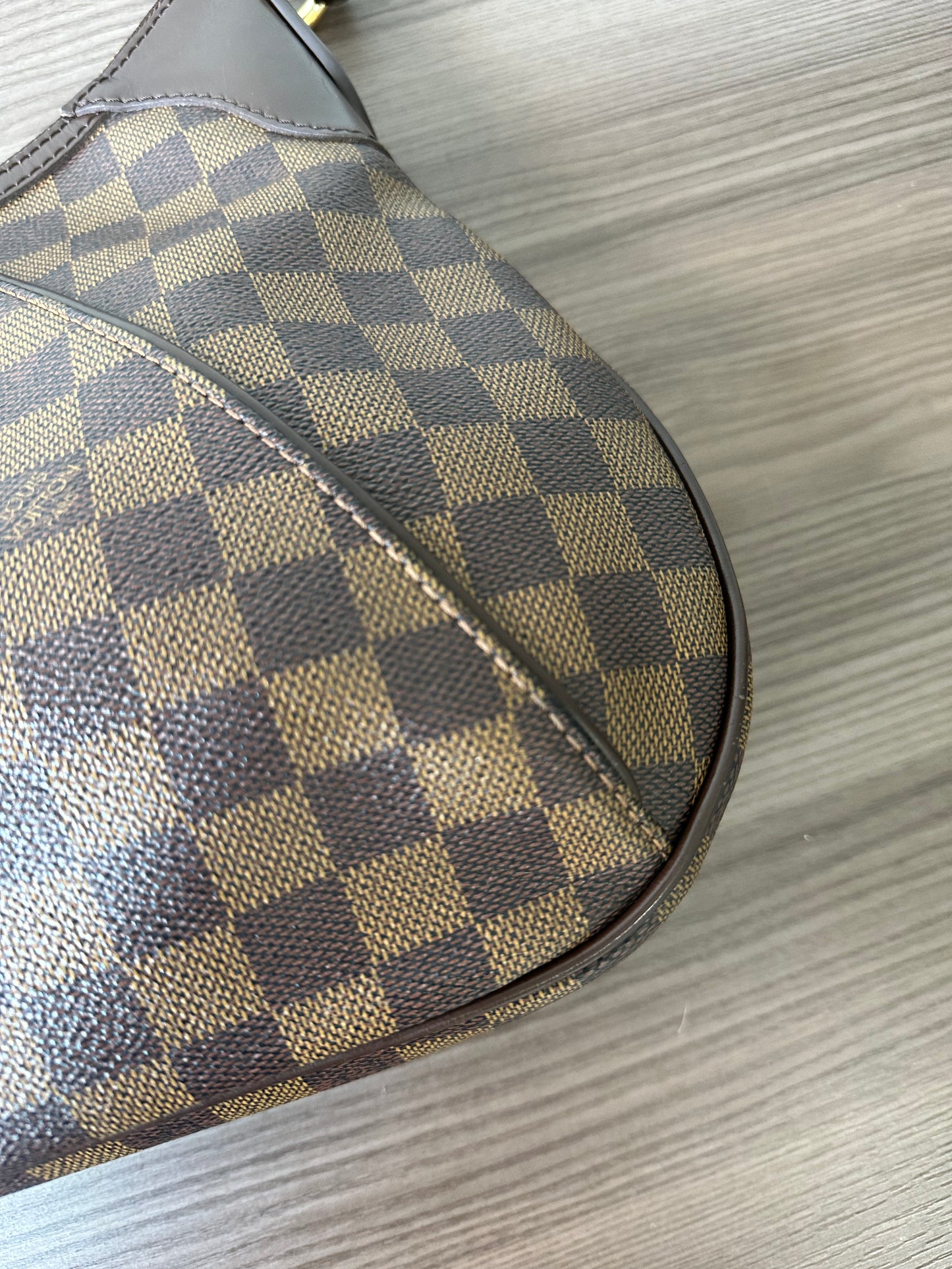 Pre-owned Authentic Louis Vuitton Thames GM Damier Ebene Shoulder Bag