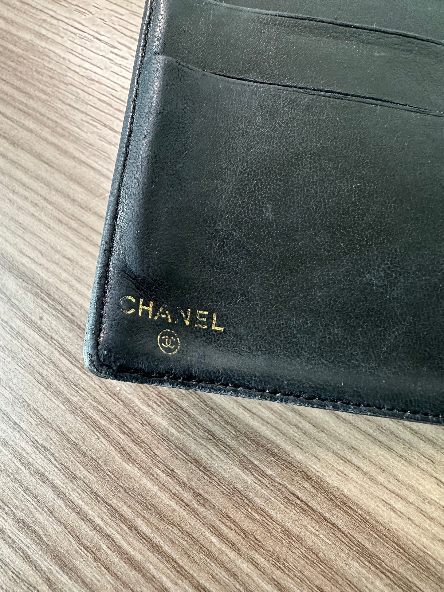 Pre-owned Vintage Chanel Timeless Caviar Wallet