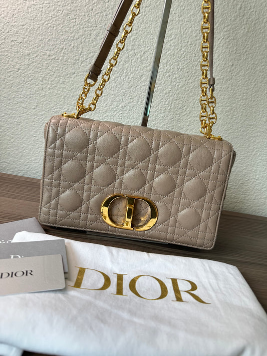 Pre-owned Authentic Christian Dior Medium Caro Shoulder Bag