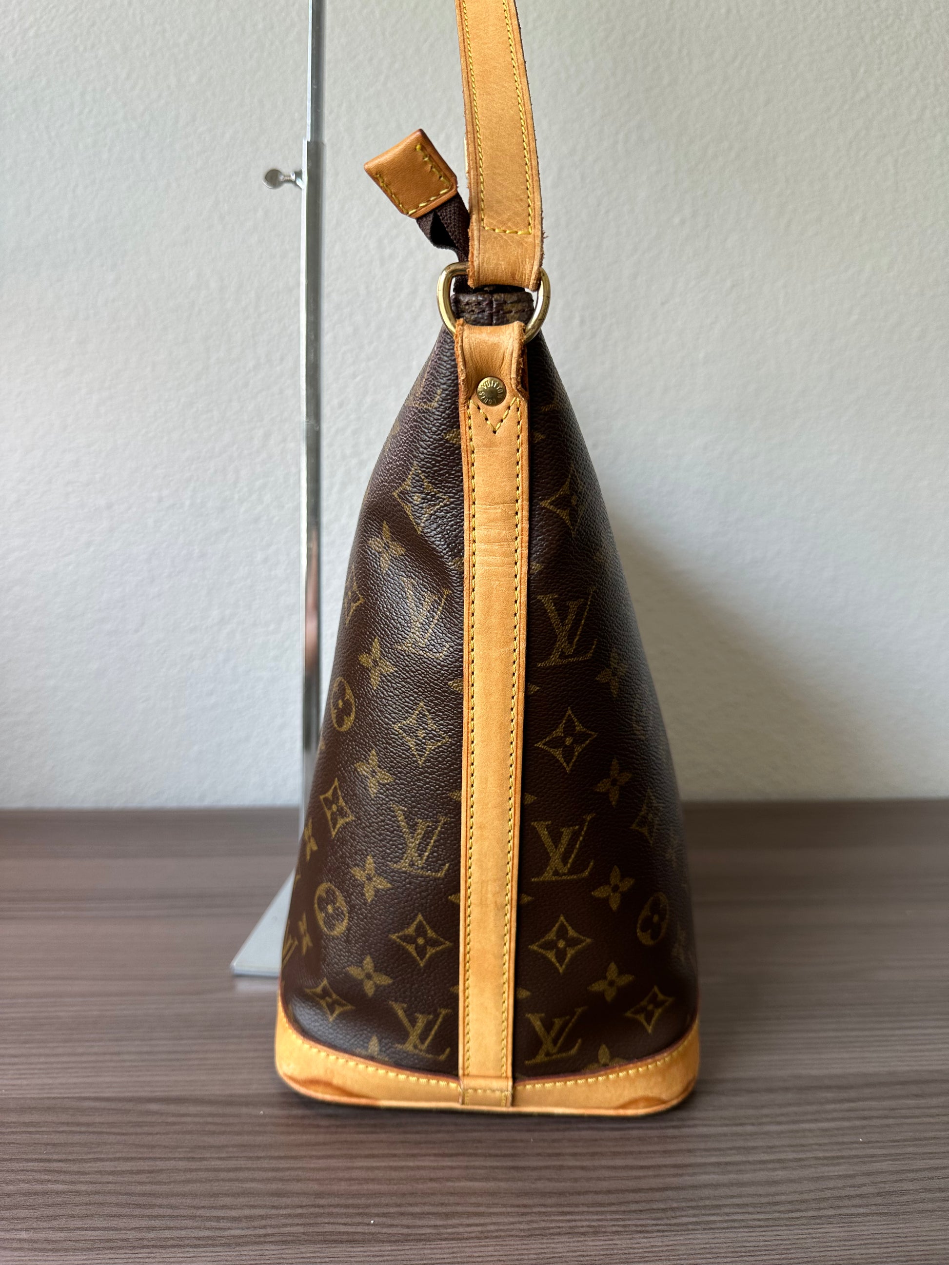 Authentic Louis Vuitton limited edition sharon stone amfar three monogram  shoulder bag