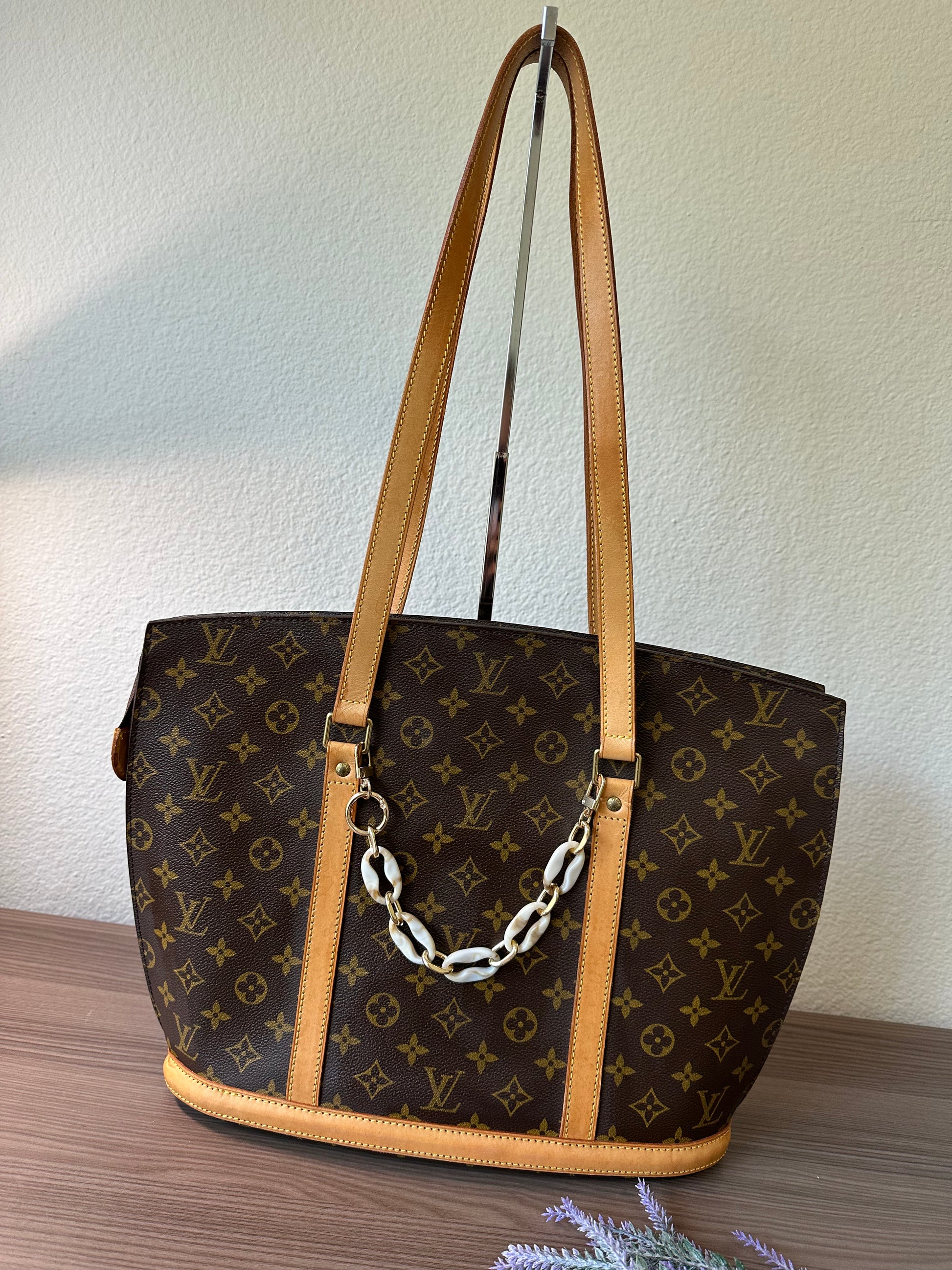 Pre-owned Authentic Louis Vuitton Babylone Monogram Tote Bag