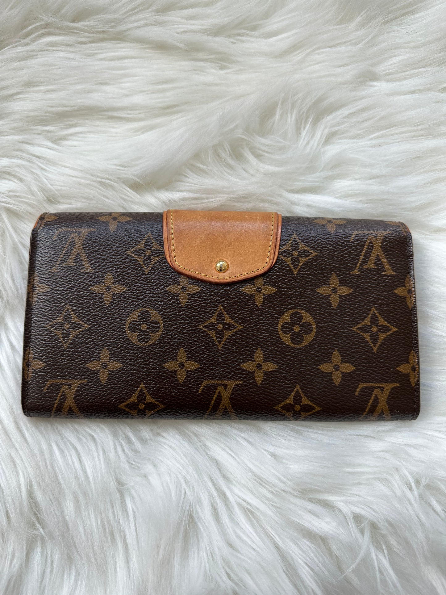 Pre-owned Authentic Louis Vuitton Boetie Monogram Long Wallet