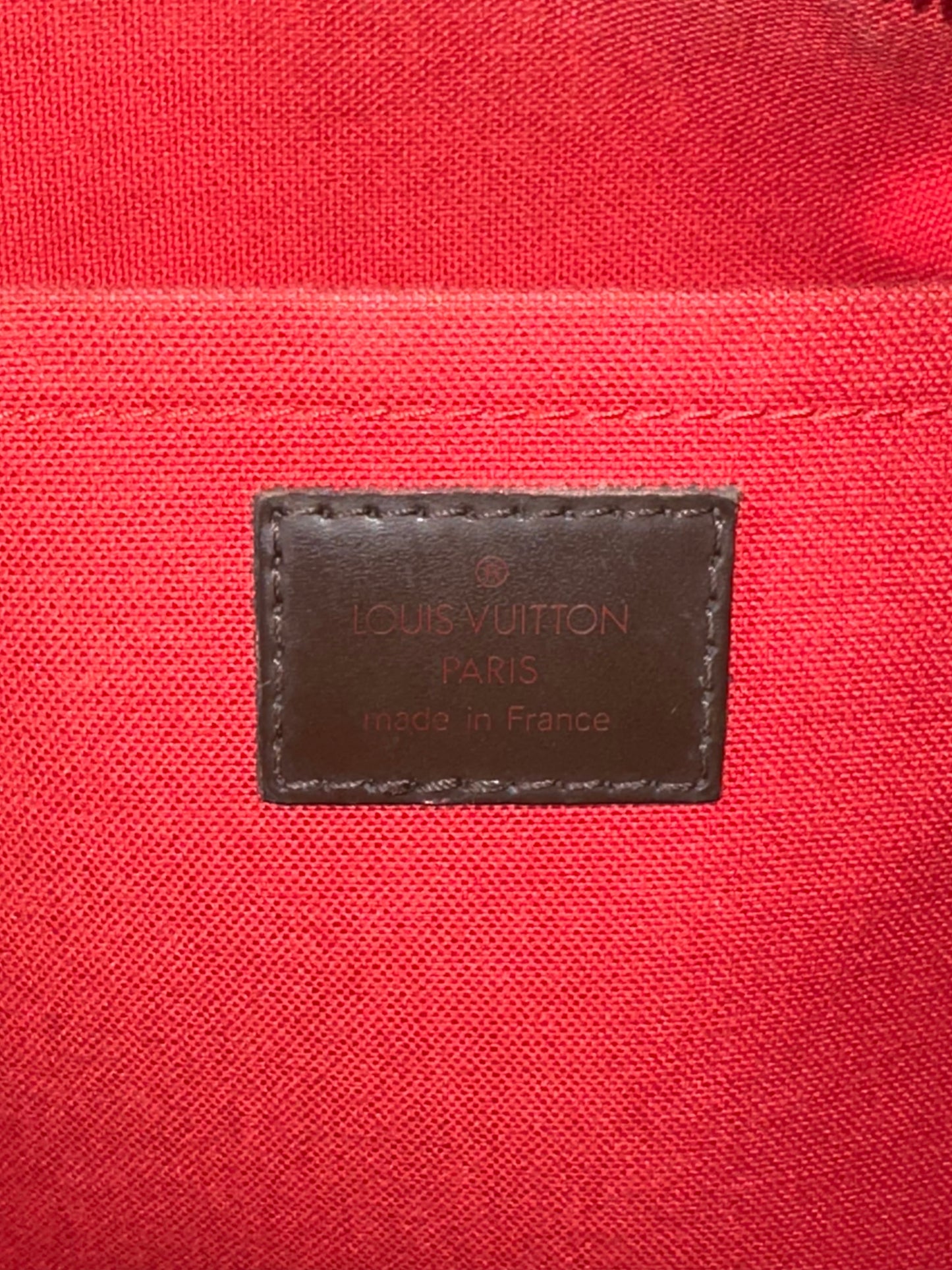 Pre-owned Authentic Louis Vuitton Thames GM Damier Ebene Shoulder Bag