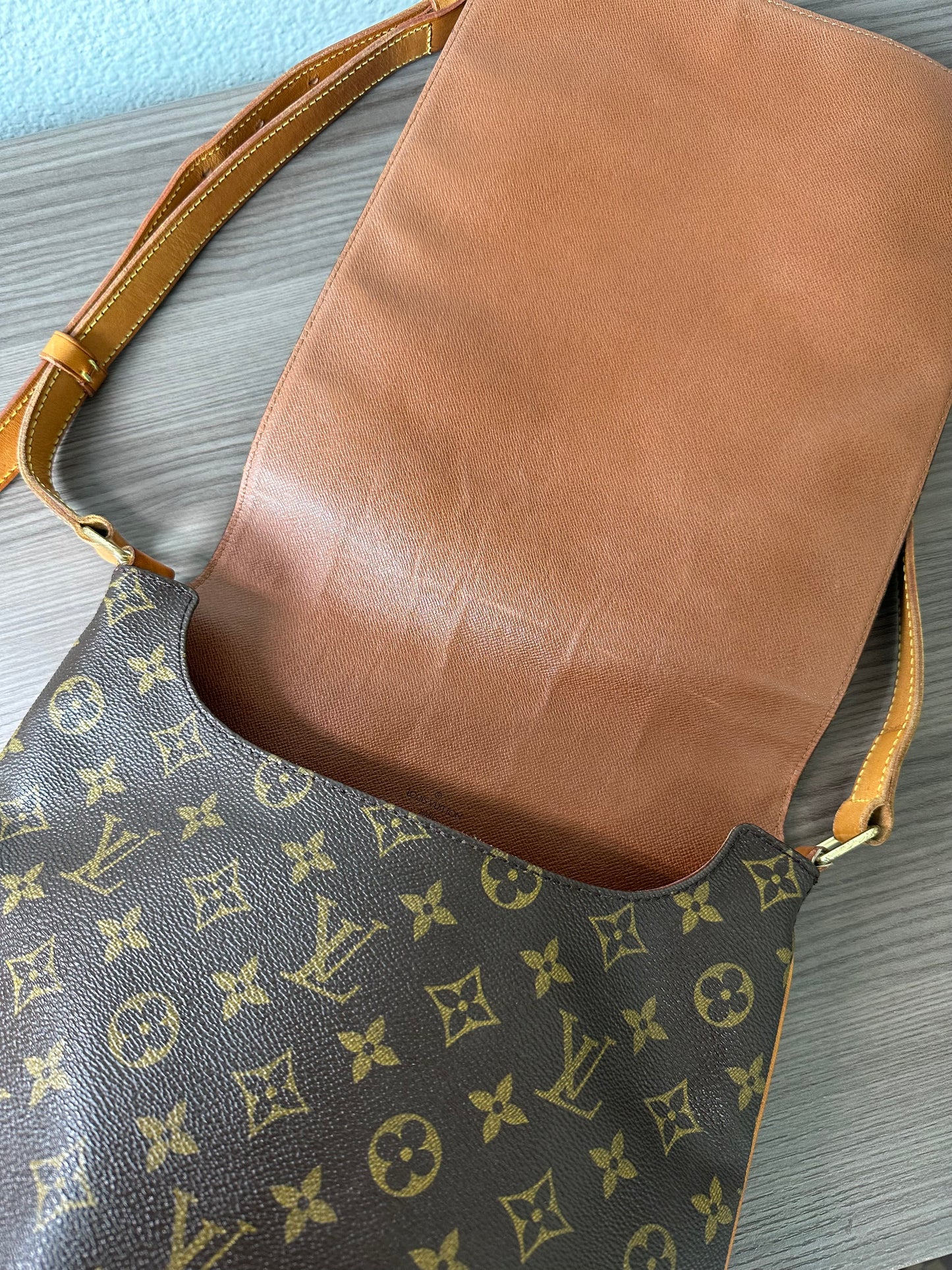 Pre-owned Authentic Louis Vuitton Musette Salsa GM Monogram Shoulder / Crossbody Bag