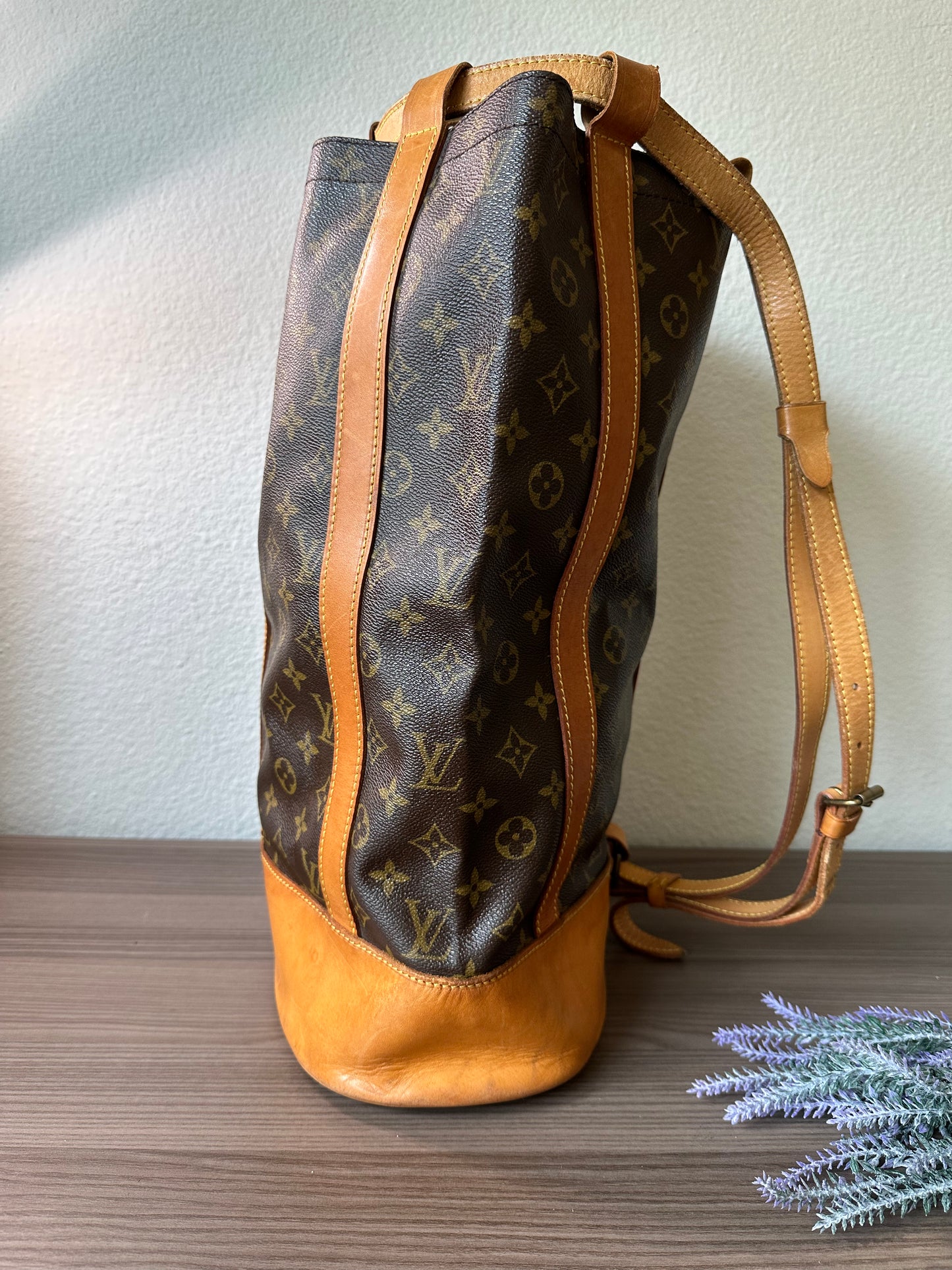 Pre-owned Authentic Louis Vuitton Randonee GM Monogram Backpack