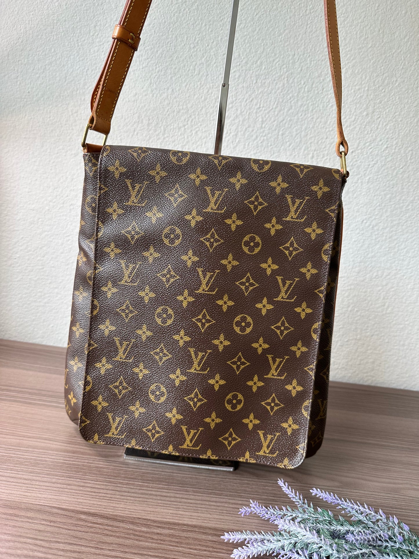 Pre-owned Authentic Louis Vuitton Musette Salsa GM Monogram Shoulder / Crossbody Bag