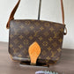Pre-owned Louis Vuitton Cartouchiere MM Monogram Shoulder / Crossbody Bag