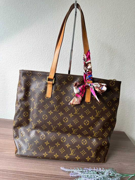 Pre-owned Louis Vuitton Cabas Mezzo Monogram Shoulder Tote Bag