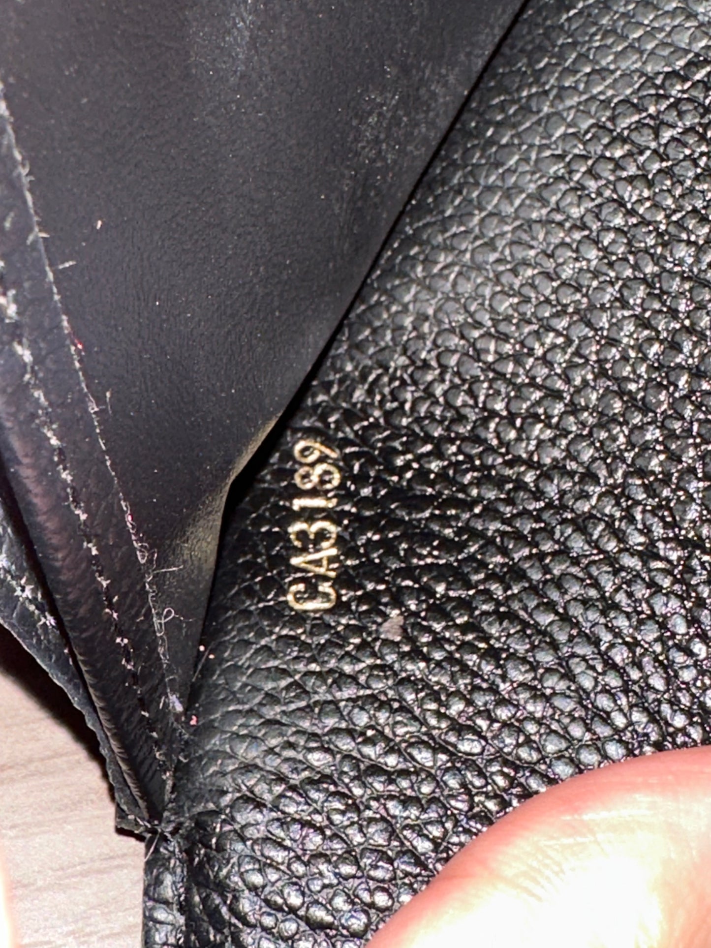 Pre-owned Authentic Louis Vuitton Sarah Monogram Empreinte Black Long Wallet