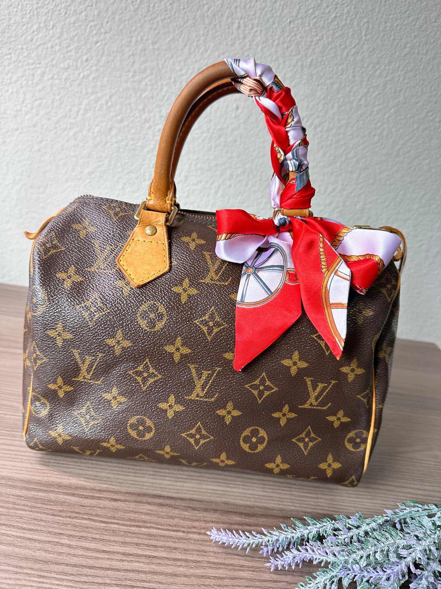 Pre-owned Authentic Louis Vuitton Speedy 25 Monogram Handbag