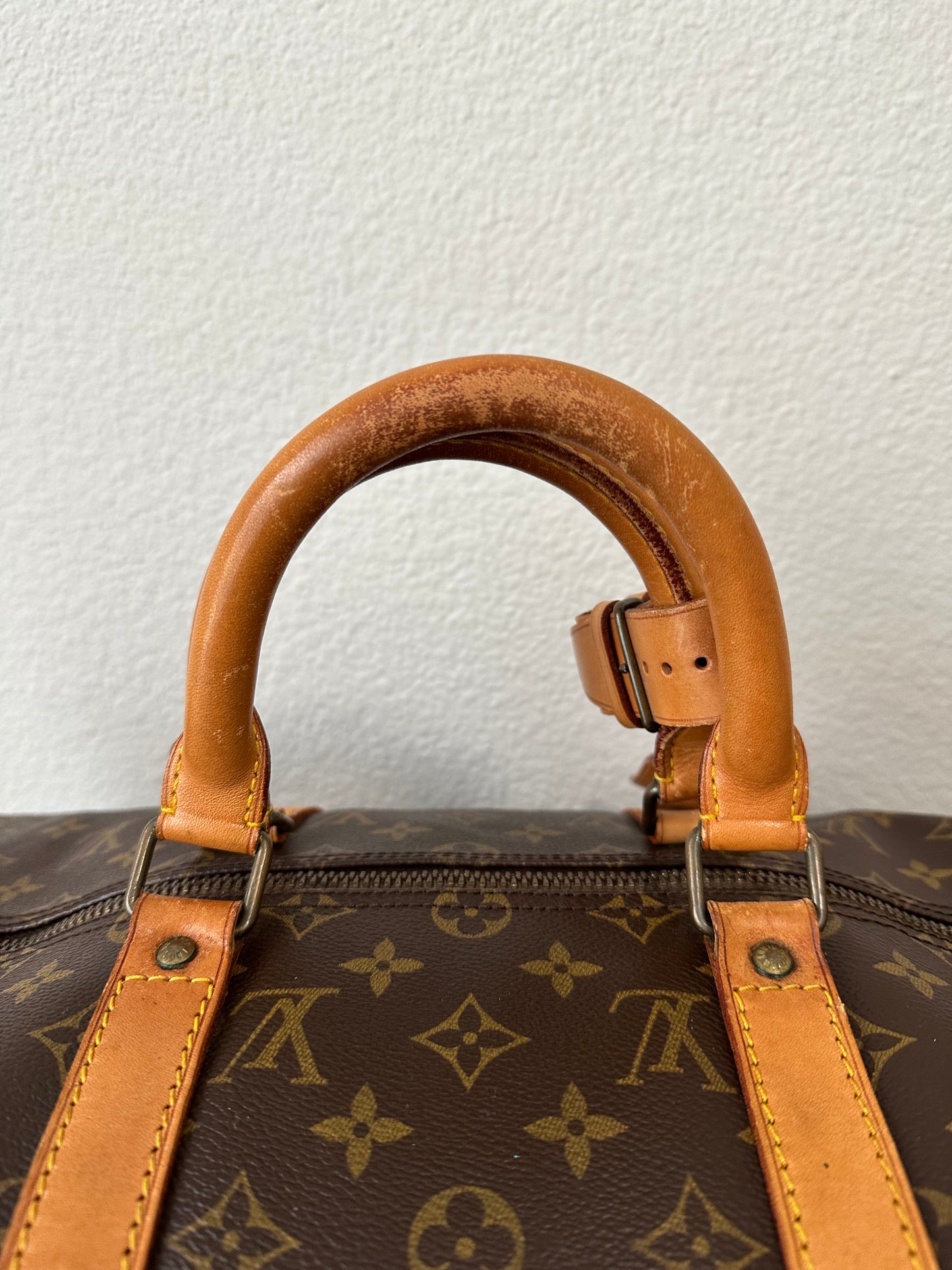 Pre-owned Louis Vuitton Keepall 50 Monogram Travel Handbag