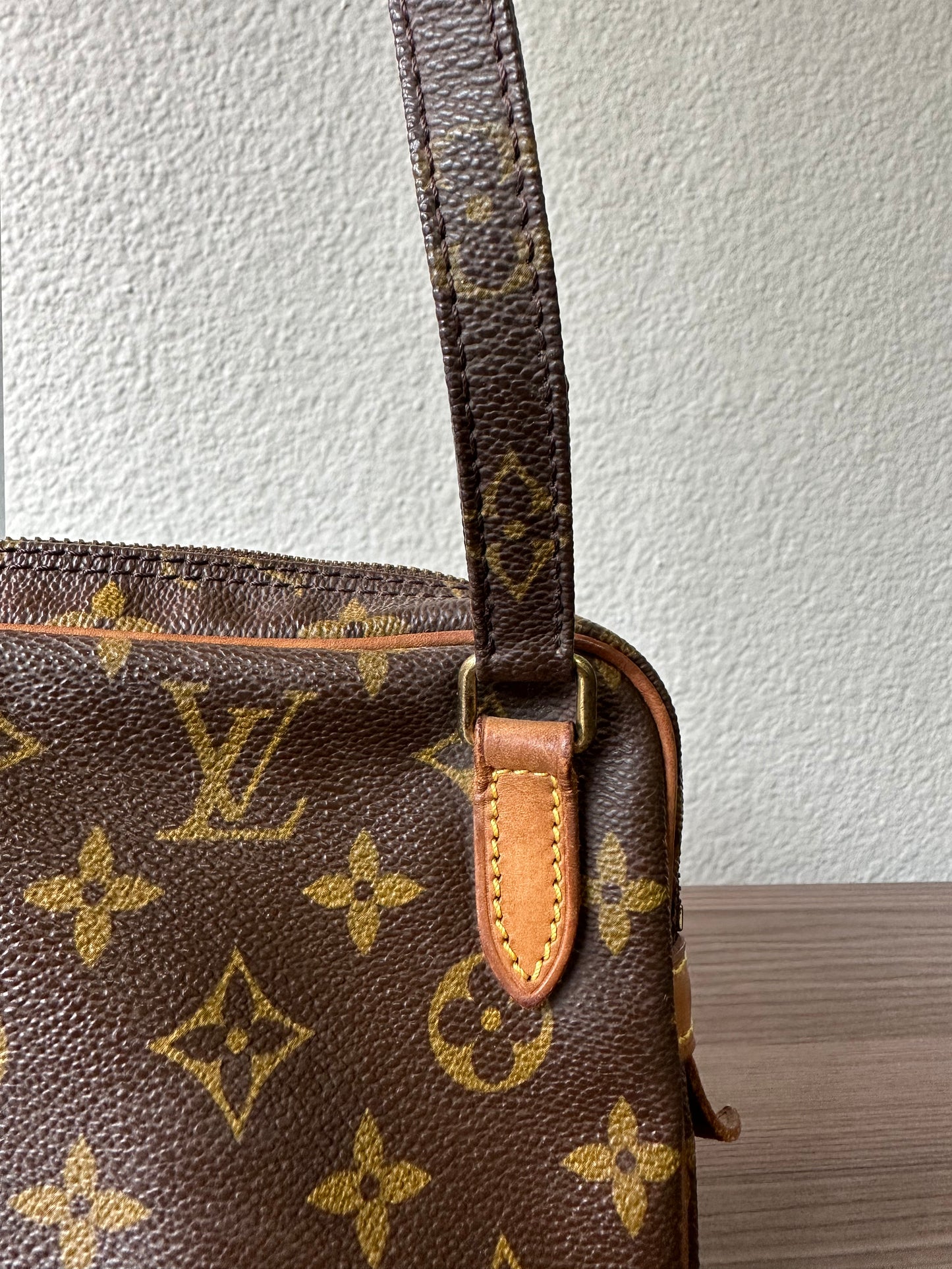 Pre-owned Authentic Louis Vuitton Marly Bandouliere Monogram Crossbody Bag