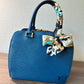 Pre-owned Louis Vuitton Pont Neuf Epi Blue Handbag