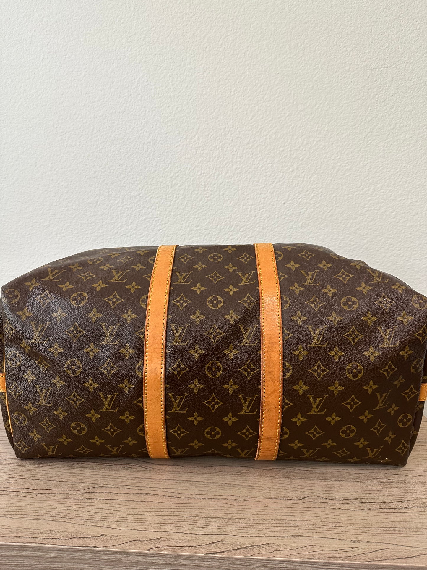 Pre-owned Louis Vuitton Keepall 50 Monogram Travel Handbag