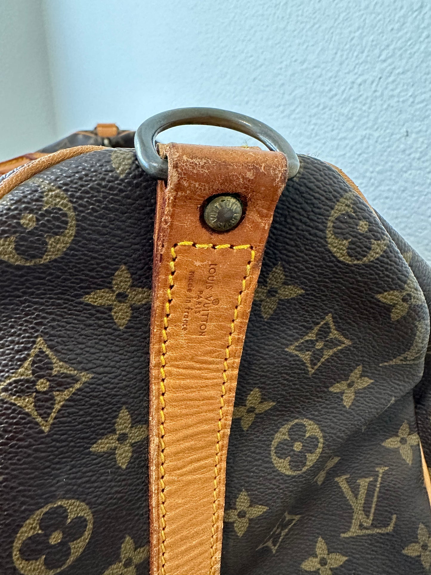 Pre-owned Louis Vuitton Keepall 50 Monogram Travel Handbag