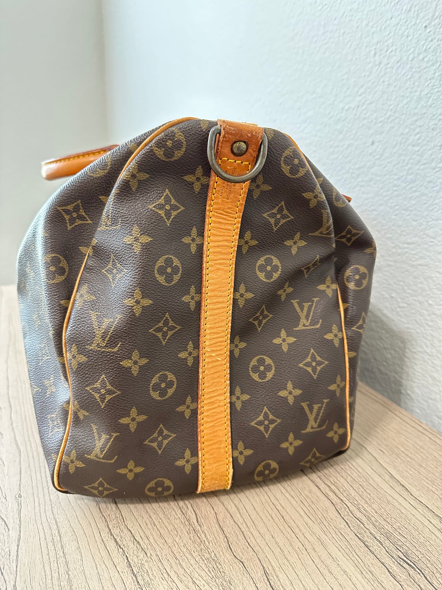 Pre-owned Louis Vuitton Keepall 50 Monogram Travel Handbag