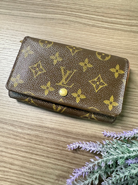 Pre-owned Authentic Louis Vuitton Tresor Monogram Wallet