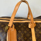 Pre-owned Authentic Louis Vuitton Sac Souple 55 Monogram Travel Duffle bag