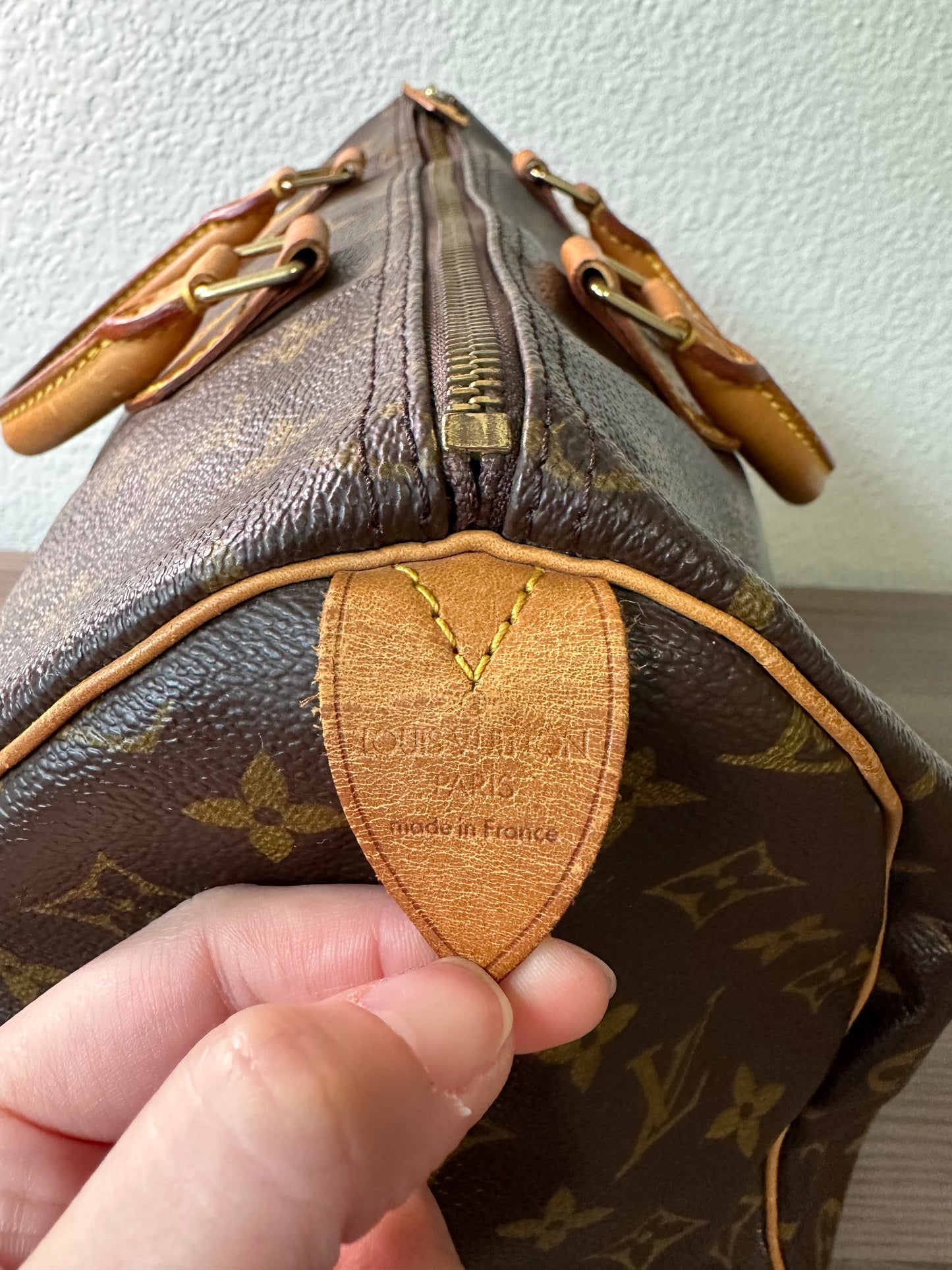 Pre-owned Louis Vuitton Speedy 35 Monogram Handbag