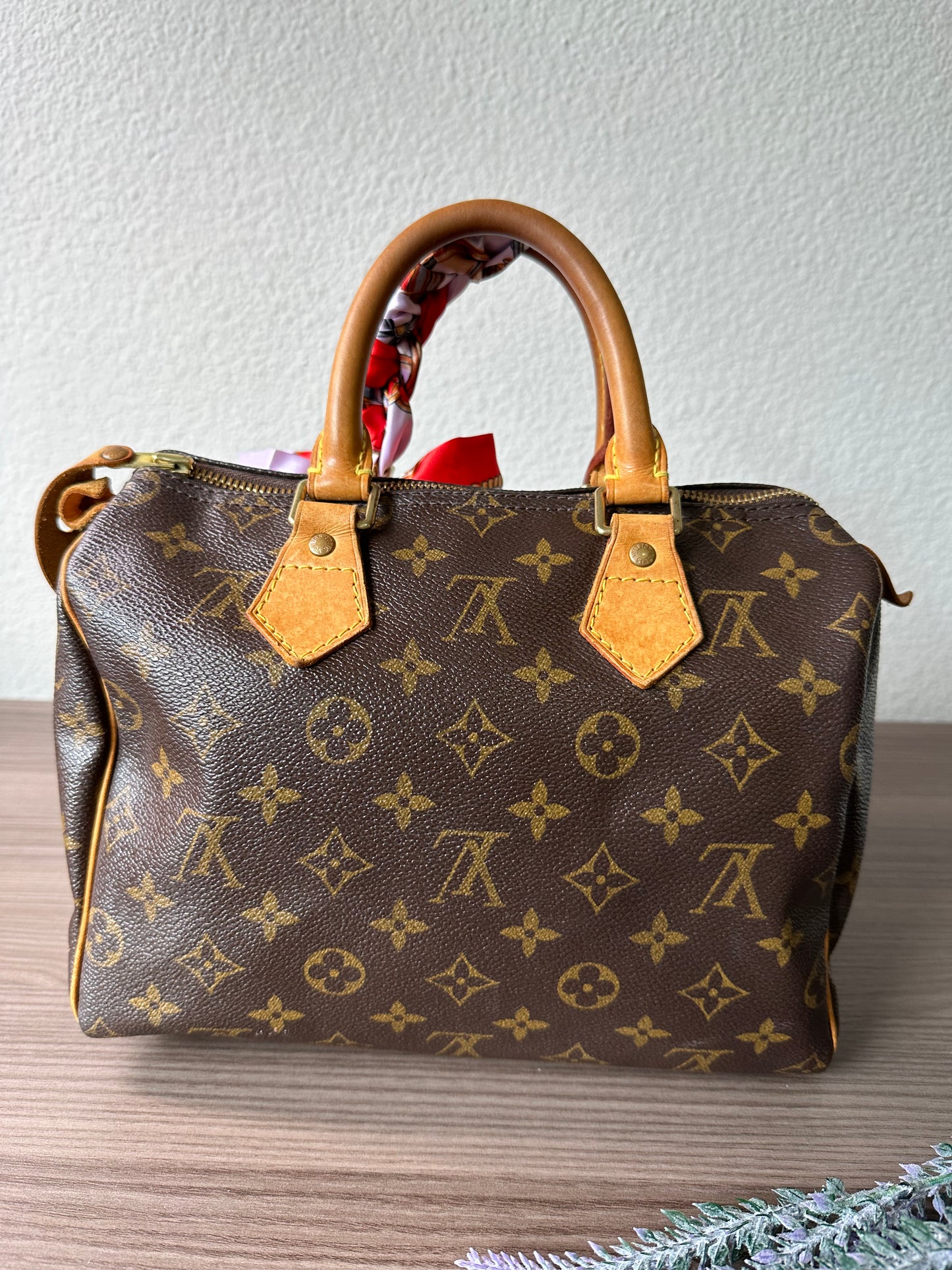 Pre-owned Authentic Louis Vuitton Speedy 25 Monogram Handbag