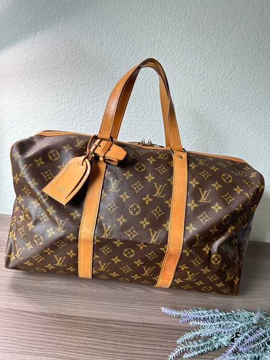 Pre-owned Authentic Louis Vuitton Sac Souple 45 Duffle / Travel Bag